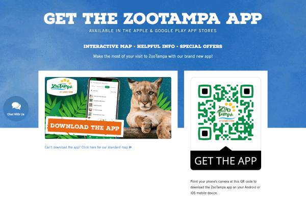 ZooTampa avait besoin d’un moyen simple de distribuer et de partager des informations avec les visiteurs.