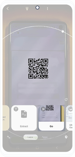 Utilisez l’appareil photo pour scanner et afficher le contenu des codes QR