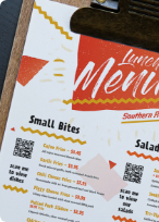 Exemples de codes QR créatifs pour les restaurants