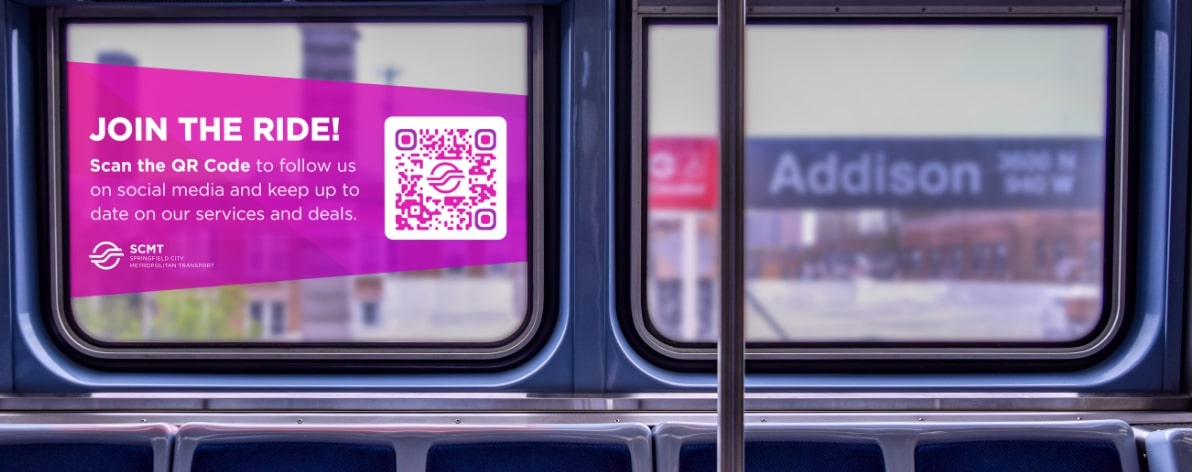 idées créatives de codes QR pour les sociétés de transport public