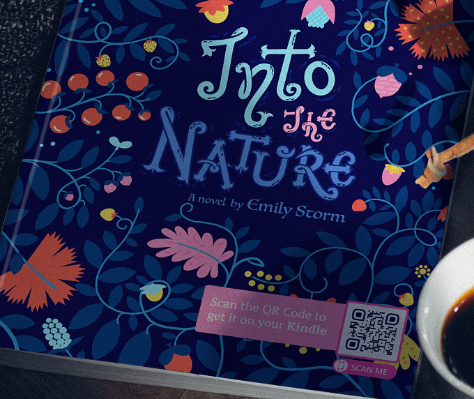 Couverture d’un livre pour enfants avec un code QR vers un extrait au format PDF.