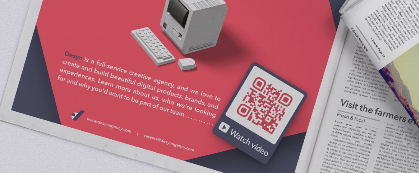 Codes QR sur magazines et journaux QR Code Generator PRO
