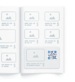Idées créatives de code QR sur catalogue