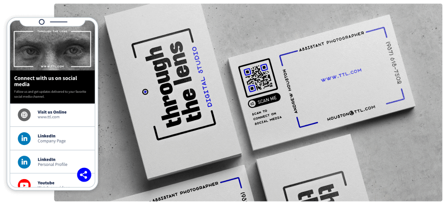 LinkedIn : code QR sur un CV