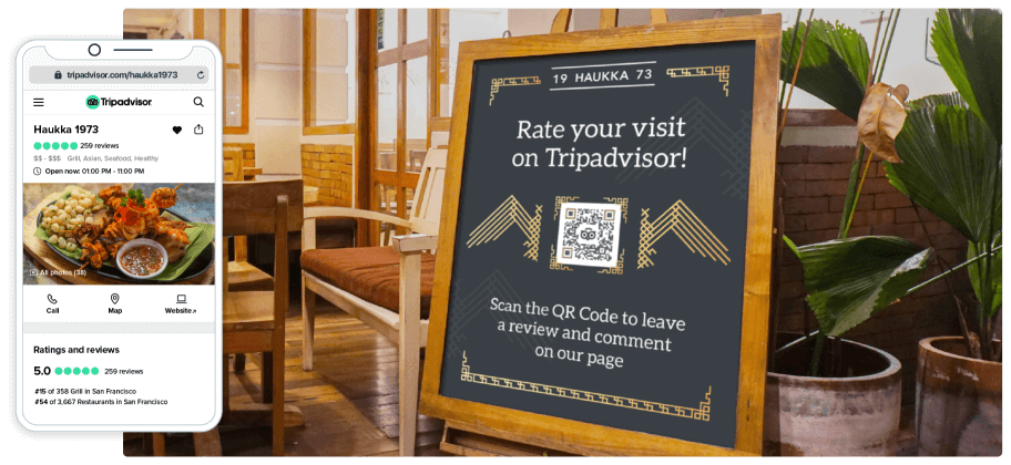Facilitez la collecte d’avis Tripadvisor